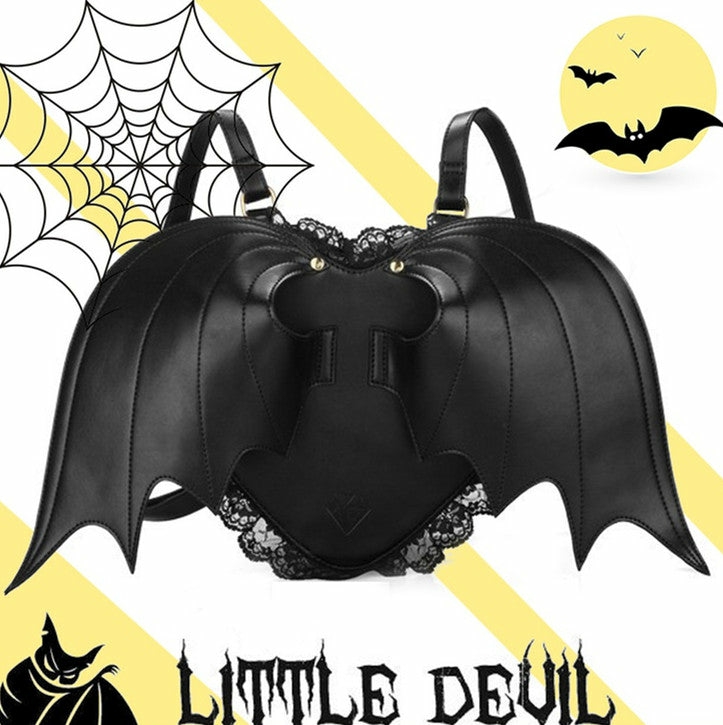 Bags/Wallets |  Black Devil Bat Backpack Pn2329 Bags/Wallets Bags/Wallets