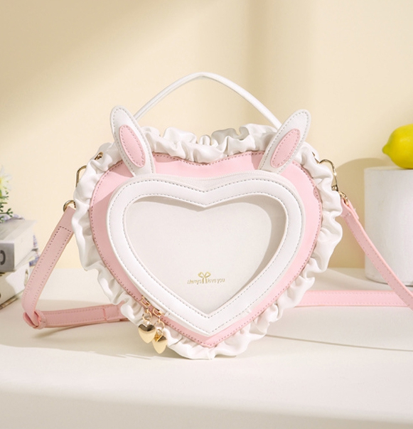 Bags/Wallets |  Kawaii Heart Shoulder Bag Pn5804 Bags/Wallets Bags/Wallets