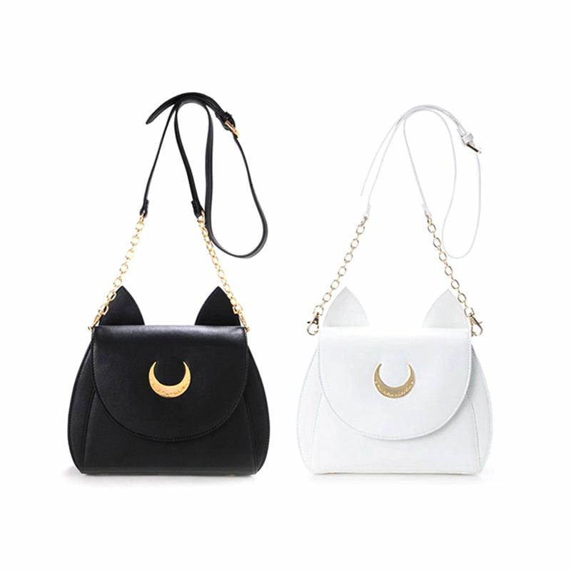 Bags/Wallets |  Sailor Moon Shoulder Bag White/ Black Pn0280 Bags/Wallets Bags/Wallets