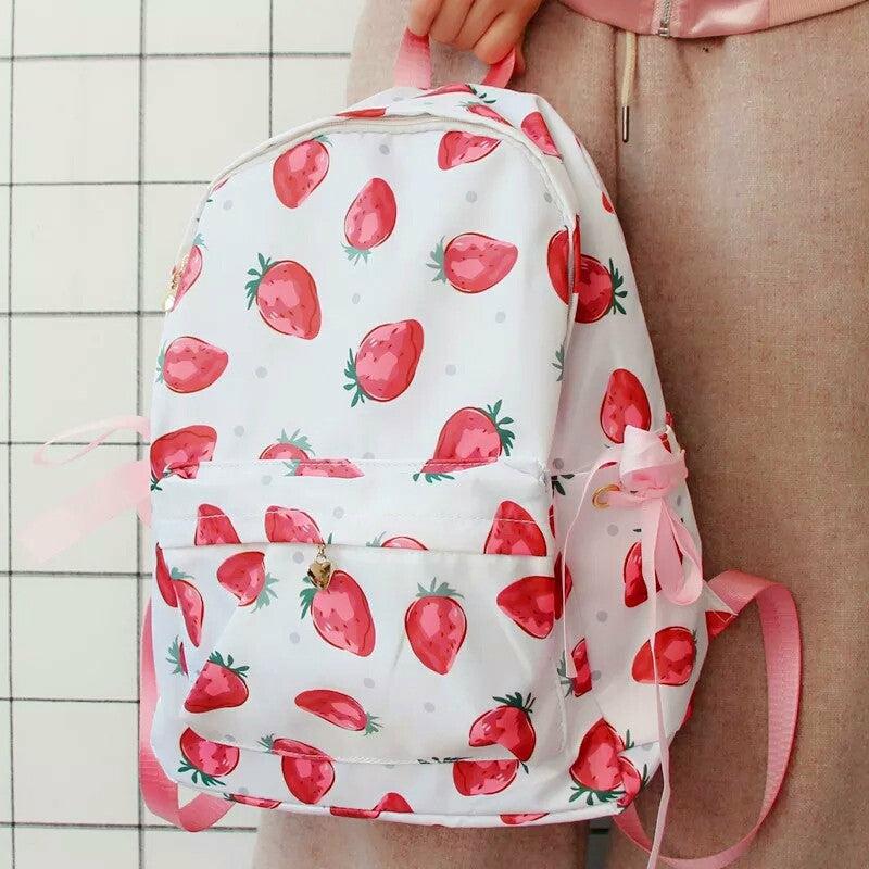 Bags/Wallets |  Strawberry  Backpack Pn1030 Bags/Wallets Bags/Wallets