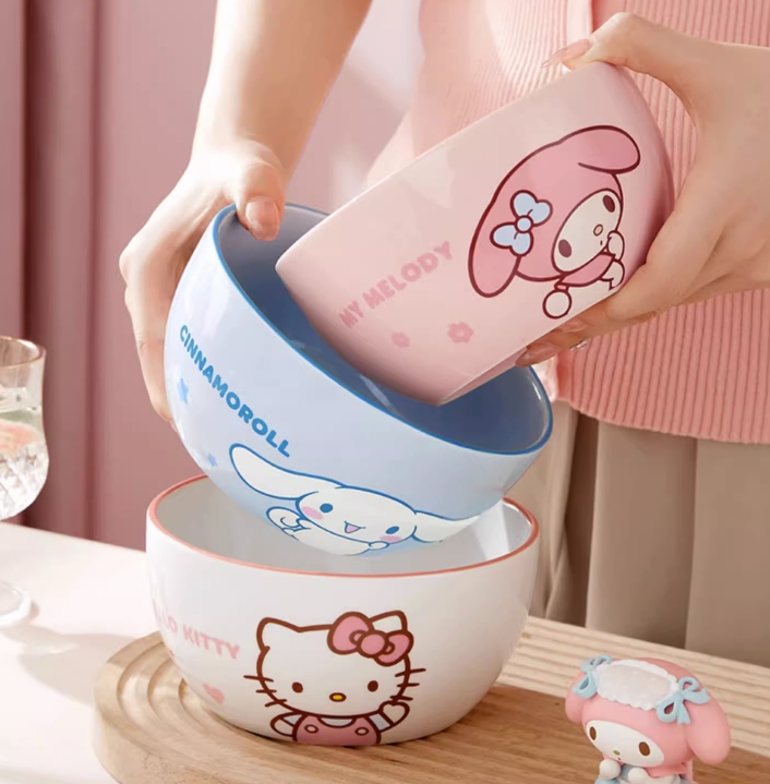 Bottles/Cups/Mugs |  Cute Anime Foods Bowl Pn6191 Bottles/Cups/Mugs Blue