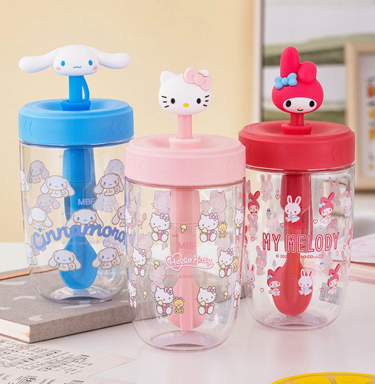 Bottles/Cups/Mugs |  Cute Anime Water Bottle Pn5059 Bottles/Cups/Mugs Blue