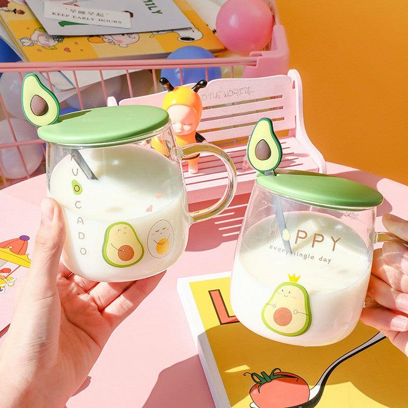 Bottles/Cups/Mugs |  Kawaii Avocado Water Cup Pn2527 Bottles/Cups/Mugs Bottles/Cups/Mugs