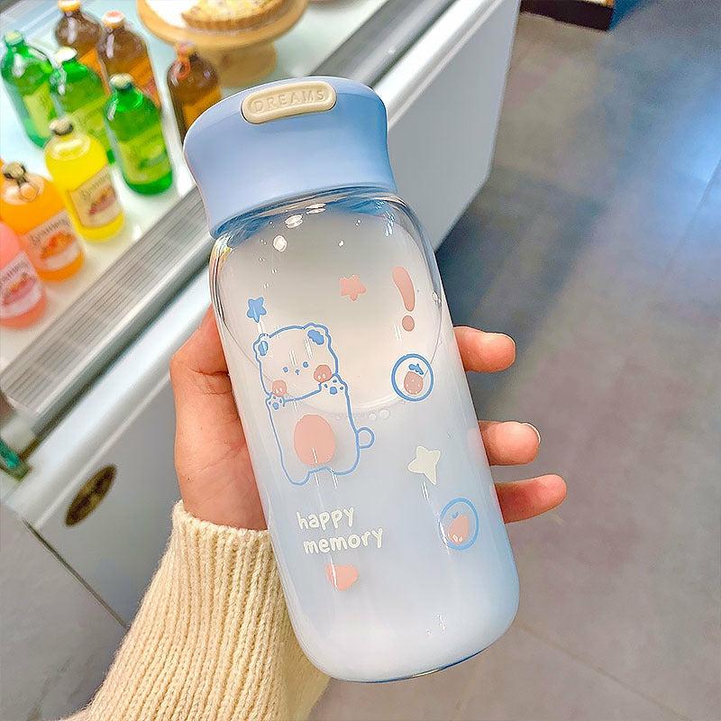 Bottles/Cups/Mugs |  Kawaii Bear Glass Water Bottle Pn4301 Bottles/Cups/Mugs Bottles/Cups/Mugs