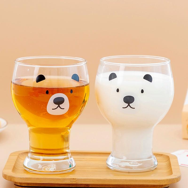 Bottles/Cups/Mugs |  Kawaii Bear Glass Water Cups Pn5726 Bottles/Cups/Mugs Bottles/Cups/Mugs