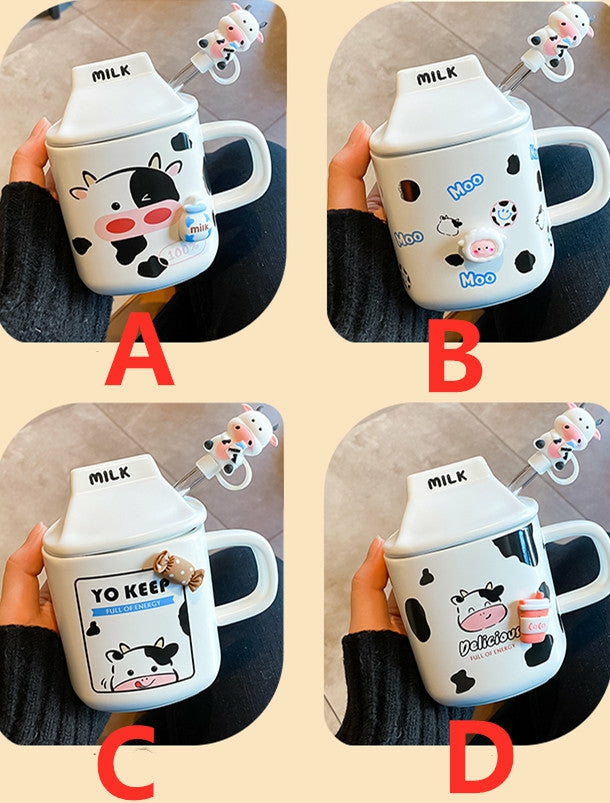 Bottles/Cups/Mugs |  Kawaii Milk Ceramic Mugs Pn5701 Bottles/Cups/Mugs Bottles/Cups/Mugs