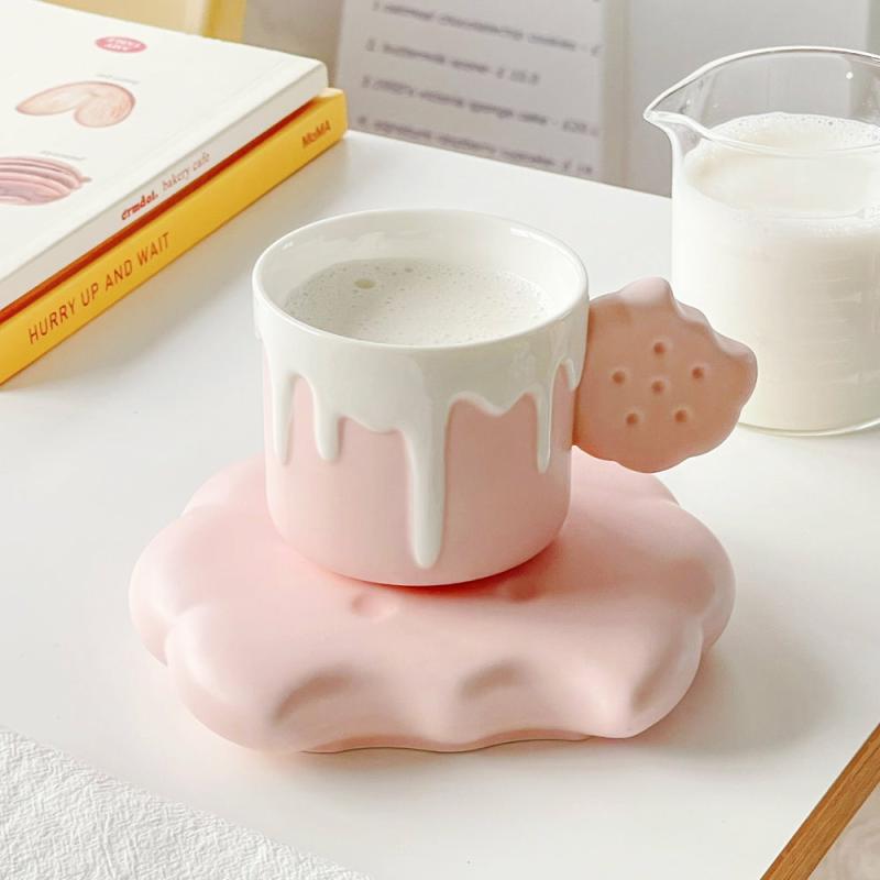 Bottles/Cups/Mugs |  Kawaii Milk Water Mug And Plate Pn5639 Bottles/Cups/Mugs Bottles/Cups/Mugs