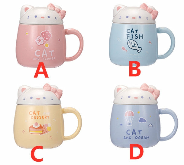 Bottles/Cups/Mugs |  Lovely Cat Ceramic Mugs Pn5061 Bottles/Cups/Mugs Bottles/Cups/Mugs