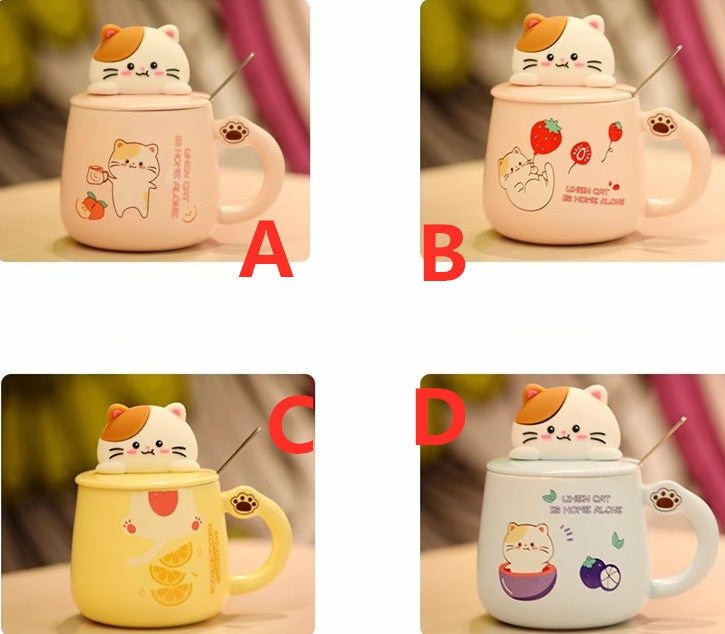 Bottles/Cups/Mugs |  Lovely Cat Ceramic Mugs Pn6551 Bottles/Cups/Mugs Bottles/Cups/Mugs