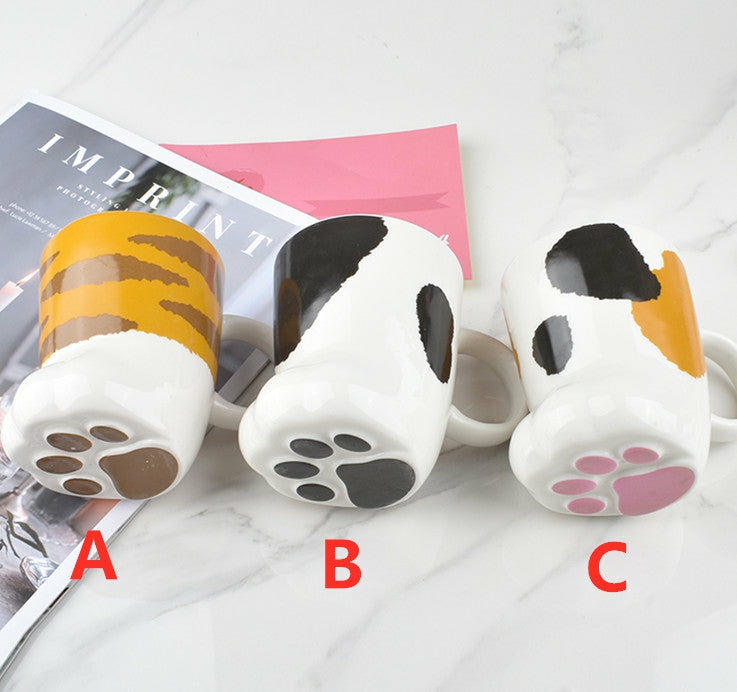 Bottles/Cups/Mugs |  Lovely Cat Paw Ceramic Mugs Cup Pn3277 Bottles/Cups/Mugs Bottles/Cups/Mugs