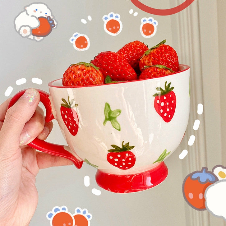 Bottles/Cups/Mugs |  Sweet Strawberry Bowl Pn3767 Bottles/Cups/Mugs Bottles/Cups/Mugs