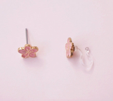 Earrings |  Cute Sakura Cats Earrings Pn2466 Earrings Earrings