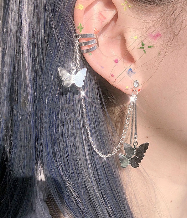 Earrings |  Fashion Butterfly Earring/Clip Pn4787 Earrings Earrings