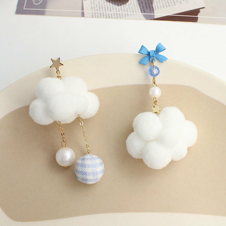 Earrings |  Lovely Cloud Earrings/Clips Pn4793 Earrings Clips / A