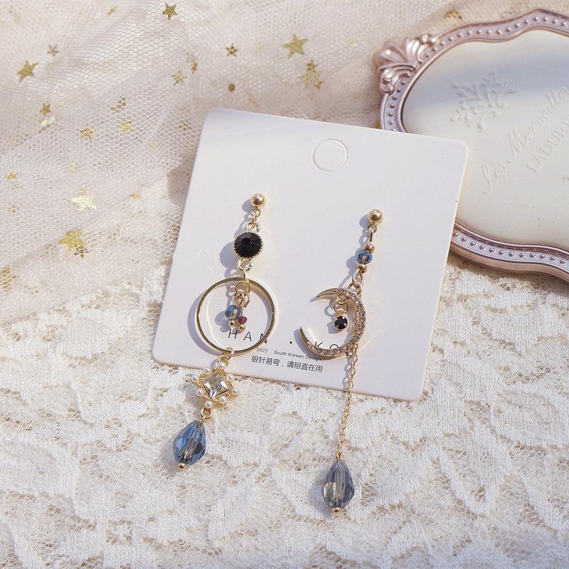 Earrings |  Lovely Moon And Water Earrings/Clips Pn4519 Earrings Clips