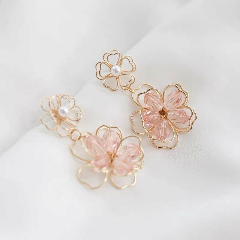 Earrings |  Pretty Flowers Earrings/Clips Pn6732 Earrings Earrings