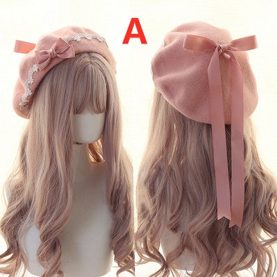 Hats |  Fashion Lolita Beret Pn2660 Hats Hats