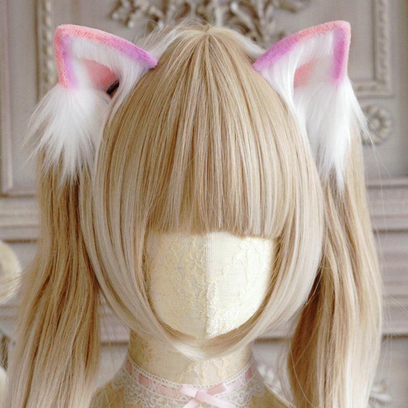 Make Up |  Cute Cat Ear Plush Hair Clips Pn4340 Make Up Make Up