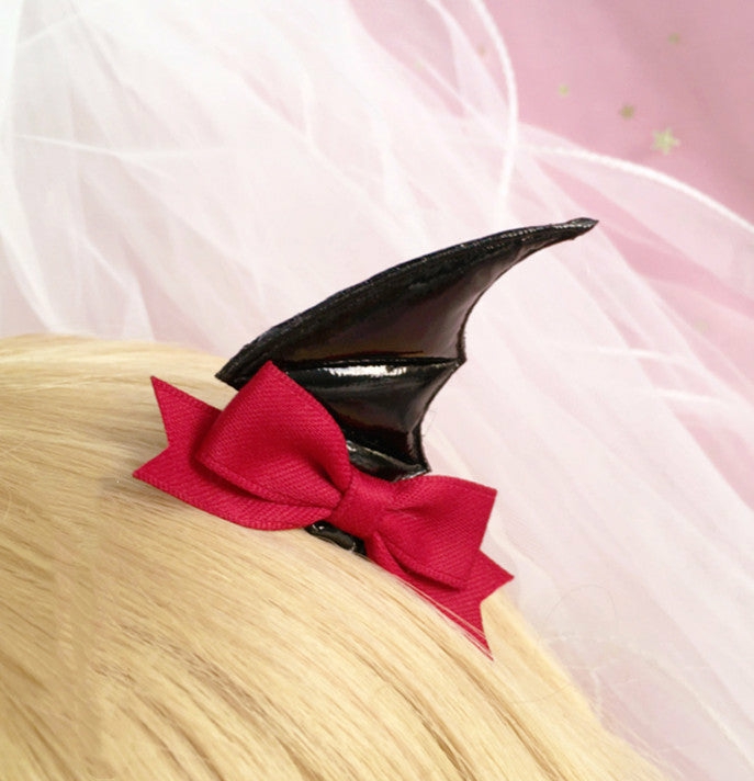 Make Up |  Cute Devil Hair Clips Pn5288 Make Up Black