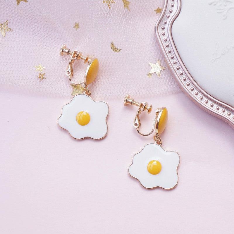 Necklaces/Chokers |  Cute Egg Earrings/Clips Pn2219 Necklaces/Chokers Clips