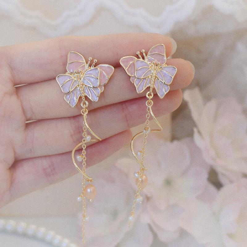 Necklaces/Chokers |  Fashion Butterfly Girl Earrings Pn5386 Necklaces/Chokers Necklaces/Chokers