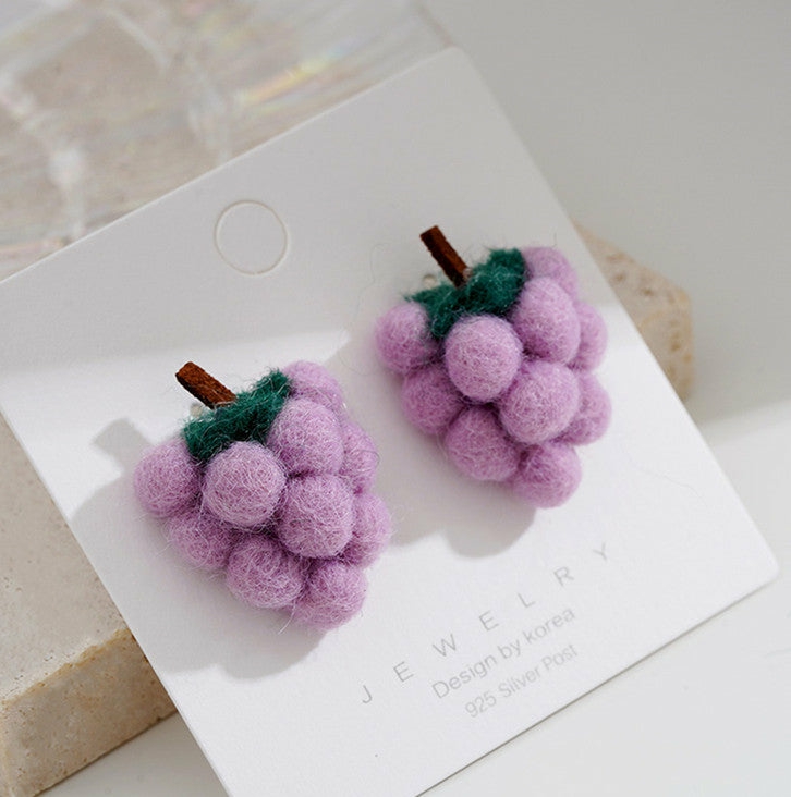 Necklaces/Chokers |  Kawaii Grapes Earrings Pn4620 Necklaces/Chokers Necklaces/Chokers