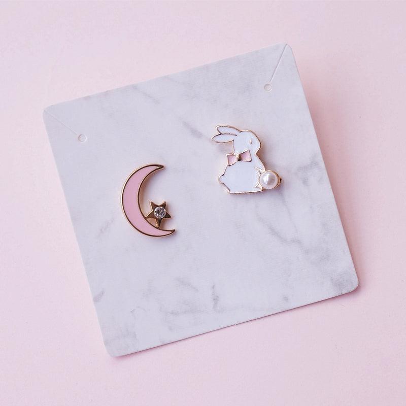 Necklaces/Chokers |  Lovely Rabbit Earrings/Clips Pn2743 Necklaces/Chokers Clips / Blue