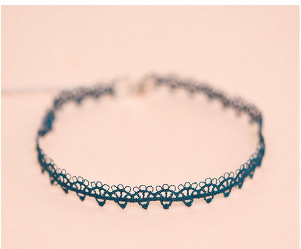 Necklaces/Chokers |  Original Designed Embroider Floral Choker Pn0381 Necklaces/Chokers