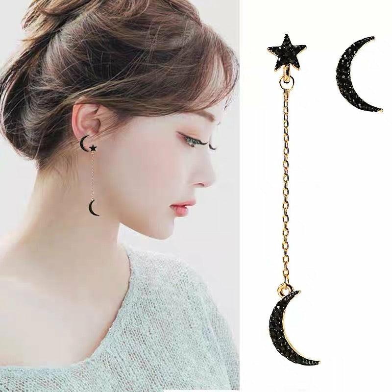 Necklaces/Chokers |  Pretty Moon And Star Earrings/Clips Pn3717 Necklaces/Chokers Clips