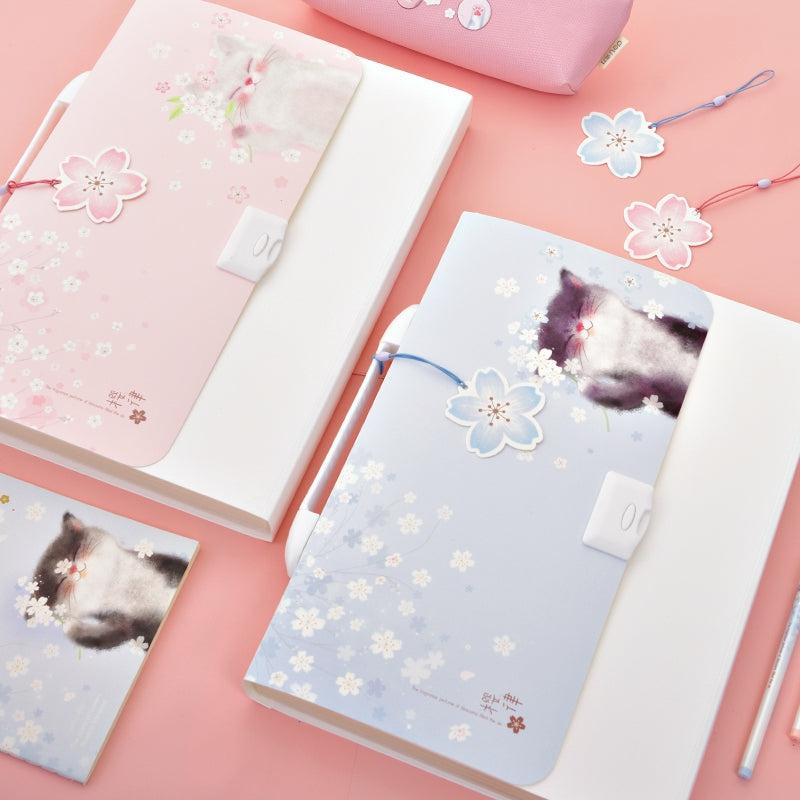 Others |  Cute Sakura Cat File Folder Pn3854 Others Blue