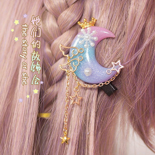 Others |  Fashion Moon Crystal Hair Clip Pn2045 Others Others