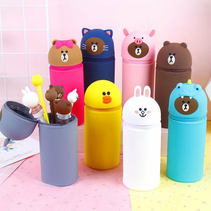 Others |  Kawaii Brown Extendable Pencil Bag Pn1969 Others Others