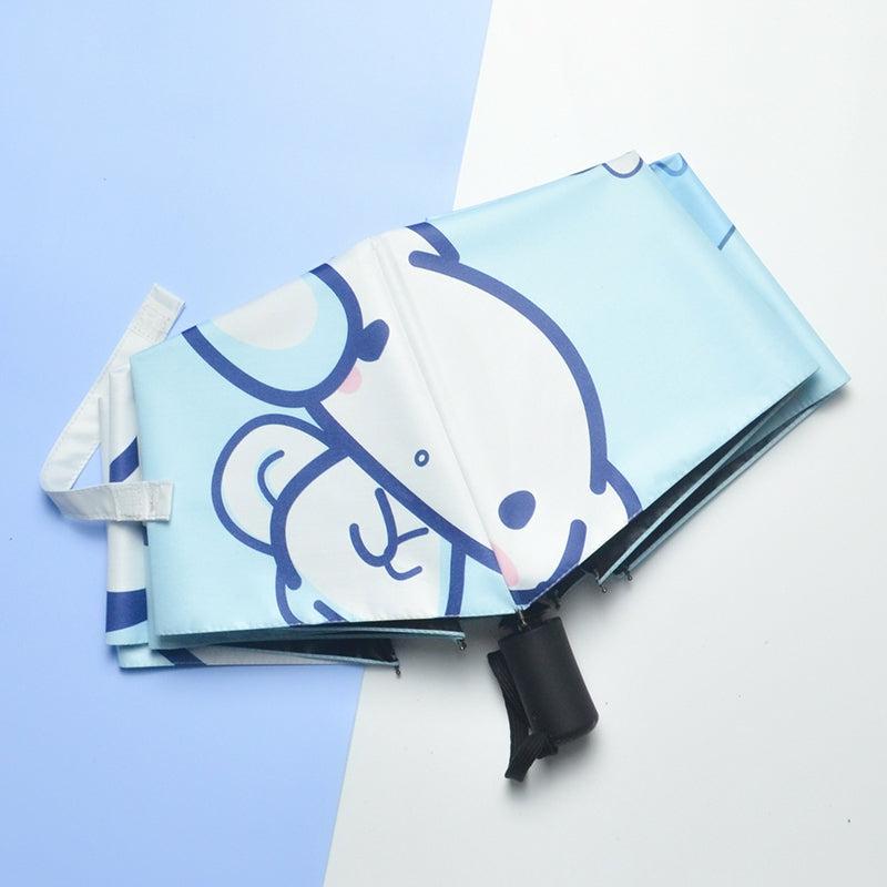 Others |  Kawaii Cartoon Automatic Folding Umbrella Pn3869 Others Blue