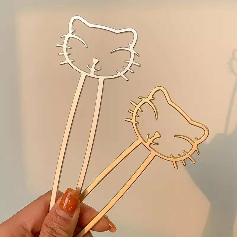 Others |  Lovely Cat Hairpin Pn6198 Others Golden