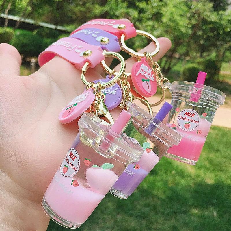 Others |  Lovely Peach Milk Key Chain Pn2868 Others Dark Pink