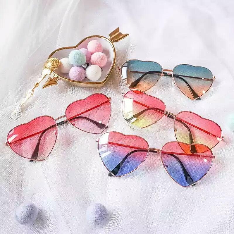 Others |  Ombre Heart Shaped Sunglasses Pn0386 Others Gray+green