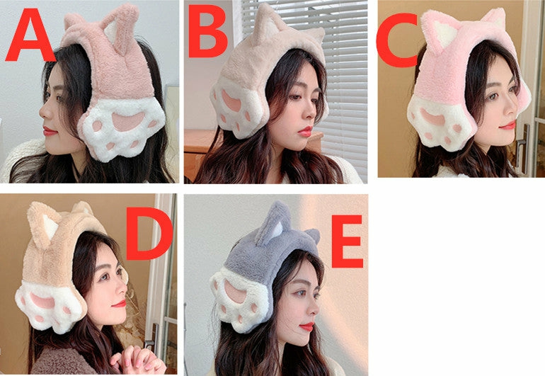 Hats |  Lovely Cat Paw Earmuffs Pn4434 Hats Hats